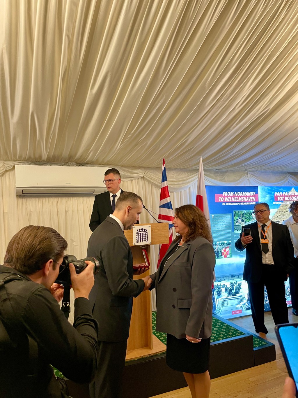 Speech by the President of the Institute of National Remembrance dr. Karol Nawrocki in the Palace of Westminster, the seat of the British Parliament on&nbsp;7/10/2024.