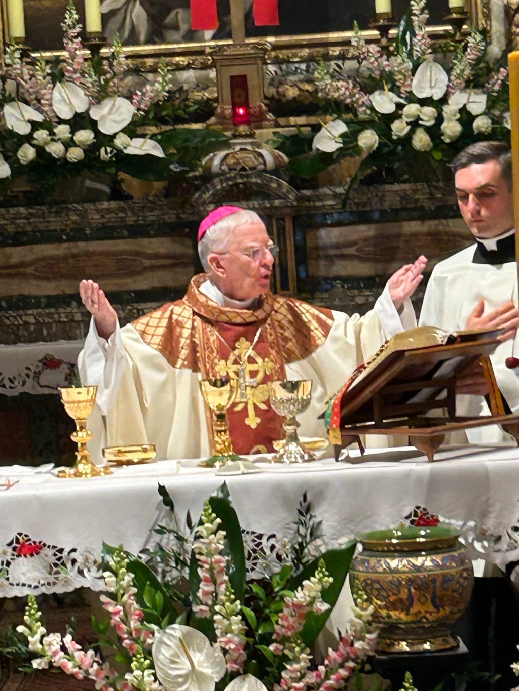 Uroczysta Msza Święta w intencji śp. Papieża Franciszka w polskim kościele w&nbsp;Rzymie