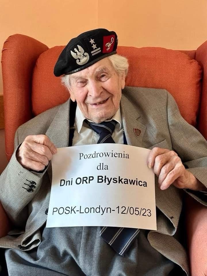 104. rocznica urodzin płk. Ottona Hulackiego –&nbsp;Bohatera Armii Andersa i wielkiego przyjaciela “DNI ORP&nbsp;BŁYSKAWICA”.