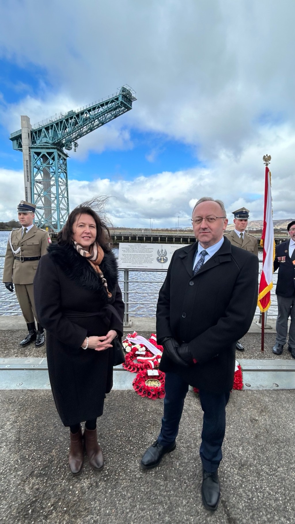 List z pokładu pamięci. Głos Marynarki Wojennej RP wybrzmiał w&nbsp;Clydebank.