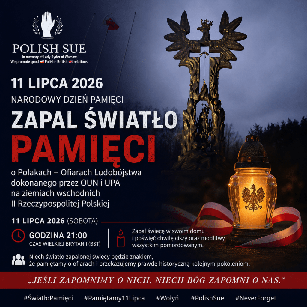 Polish Sue Launches the “Light a Candle of Remembrance” Campaign to Commemorate Poland’s National Day of Remembrance for Poles – Victims of the Genocide Committed by the OUN and UPA in the Eastern Territories of the Second Polish&nbsp;Republic.